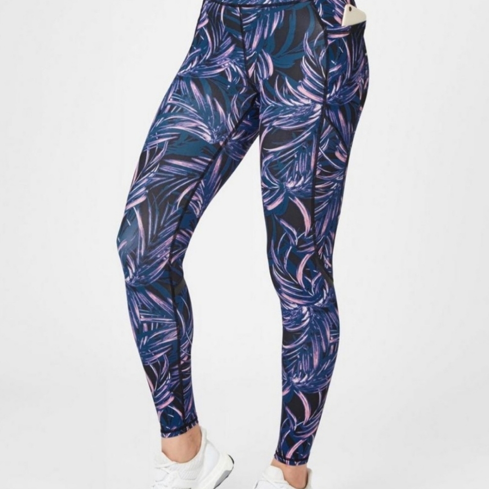 Sweaty Betty 7/8 length Neon Palm Leggings
